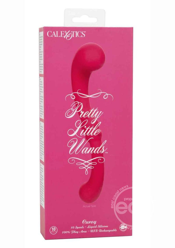 Pretty Little Wands Curvy Rechargeable Silicone Vibrator