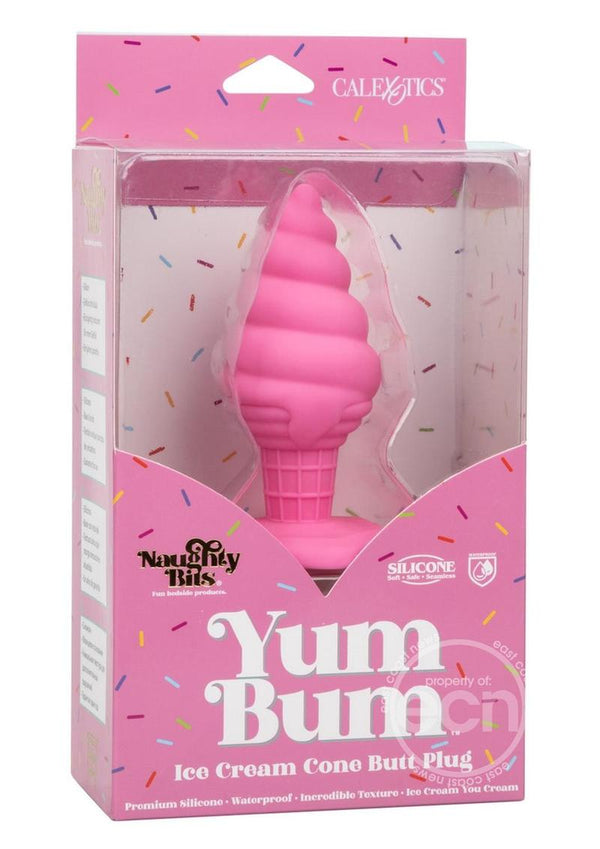 Naughty Bits Yum Bum Ice Cream Cone Silicone Butt Plug