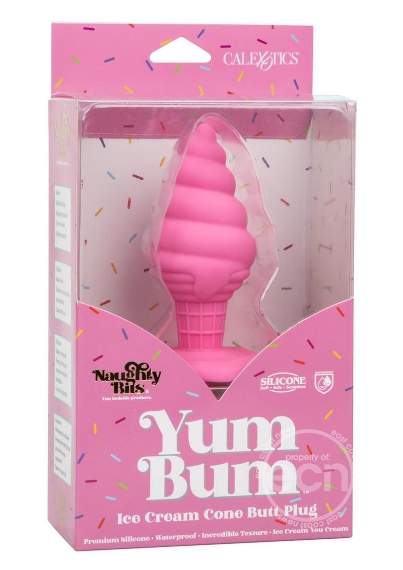 Naughty Bits Yum Bum Ice Cream Cone Silicone Butt Plug