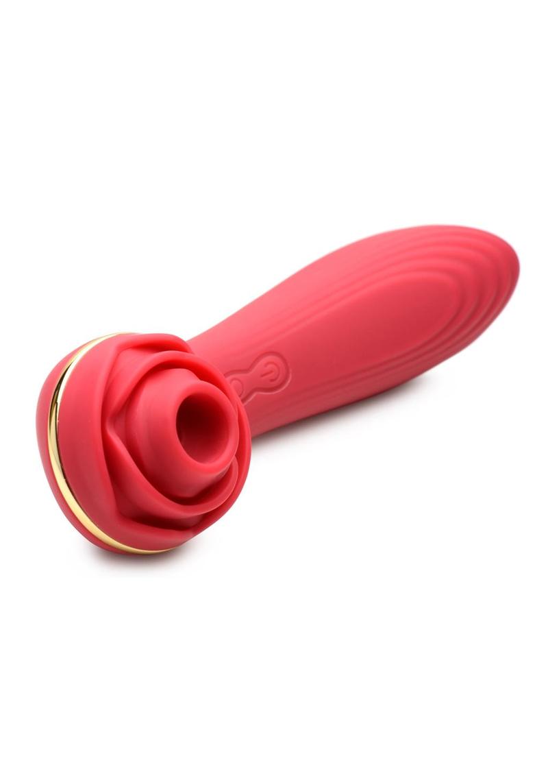 Inmi Bloomgasm Passion Petals 10X Rechargeable Silicone Rose Clitoral Stimulator