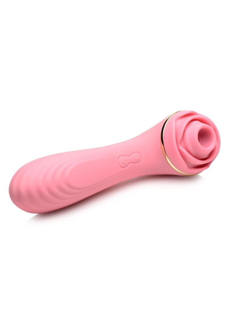 Inmi Bloomgasm Passion Petals 10X Rechargeable Silicone Rose Clitoral Stimulator