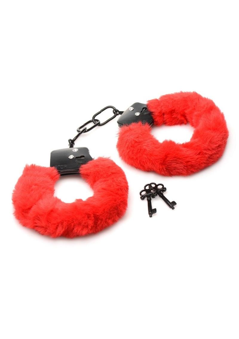 Master Series Cuffed in Fur Furry Handcuffs