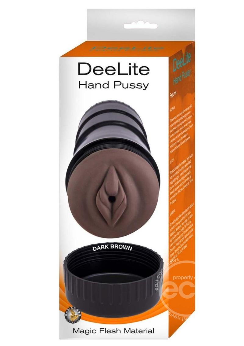 DeeLite Hand Pussy Stroker - Chocolate