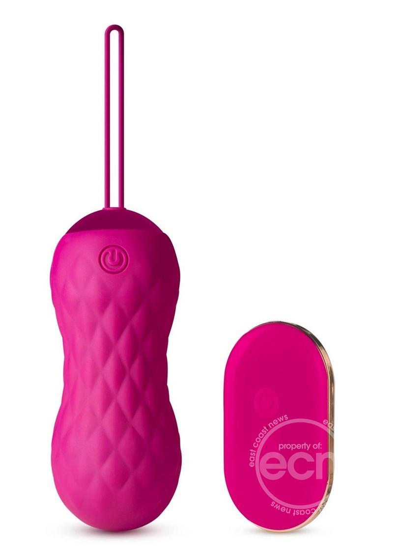 Lush Carina Rechargeable Silicone Vibrating Egg - Velvet Fuchsia