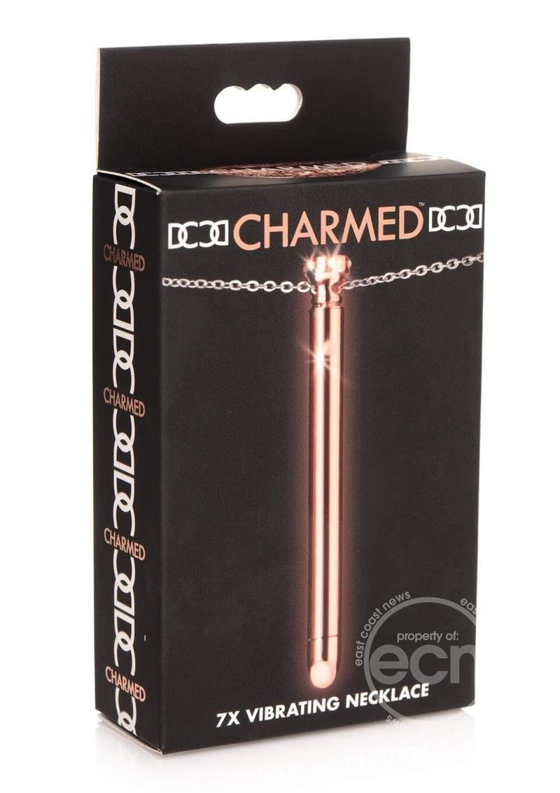 Charmed Rechargeable Stainless Steel 7X Vibrating Necklace