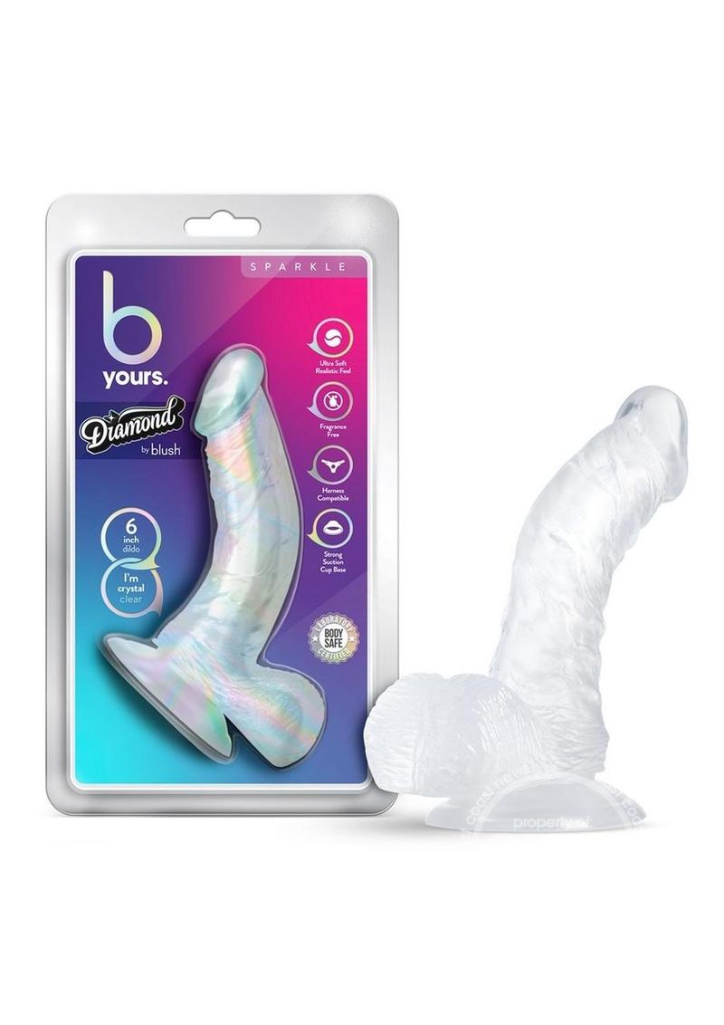 B Yours Diamond Sparkle Dildo 6.5in