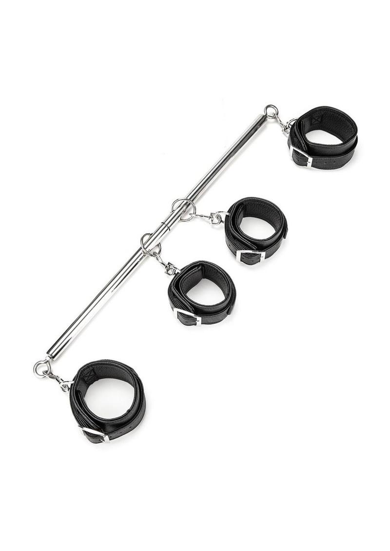 Lux Fetish 4 Cuff Expandable Spreader Bar Set