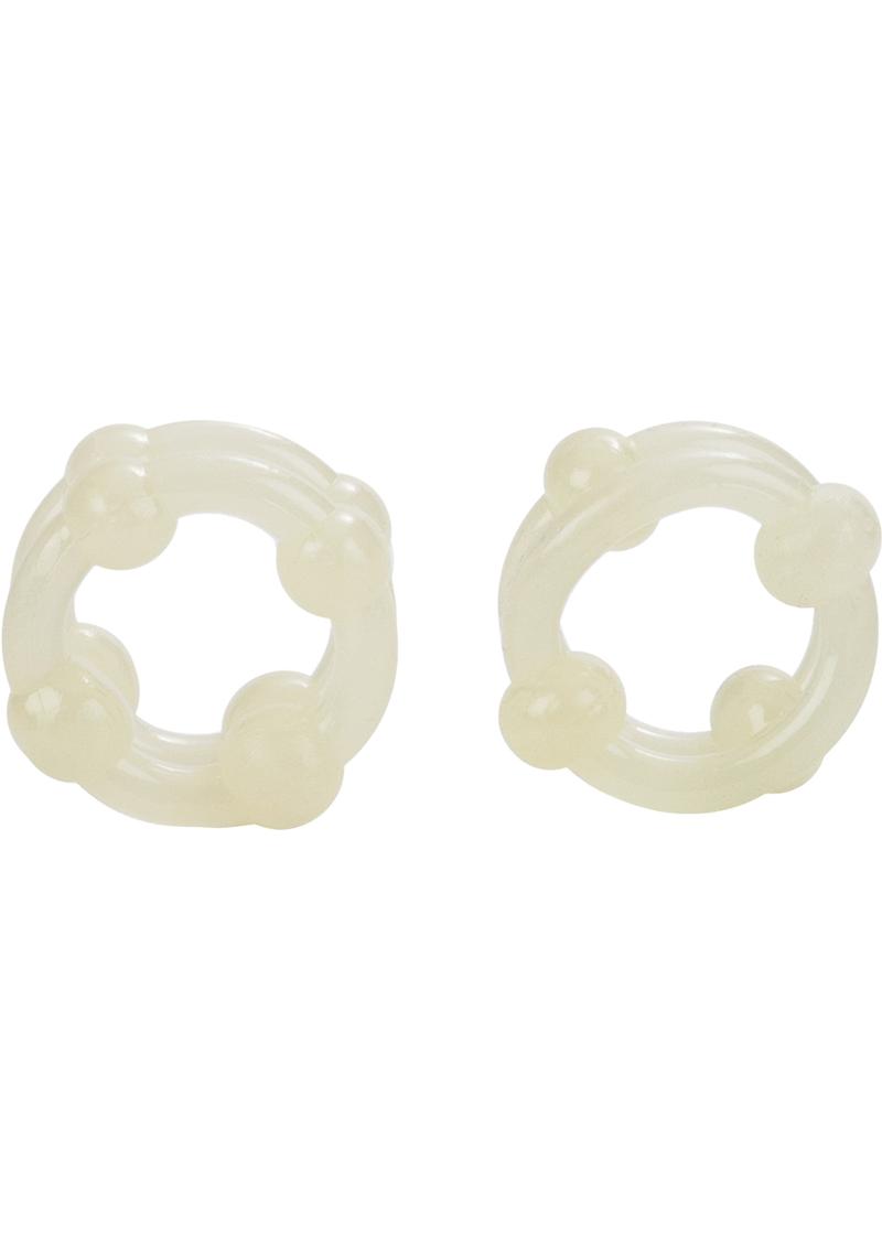 Island Rings Double Stacker Cock Rings (2 piece set)