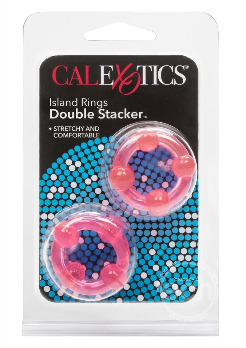 Island Rings Double Stacker Cock Rings (2 piece set)