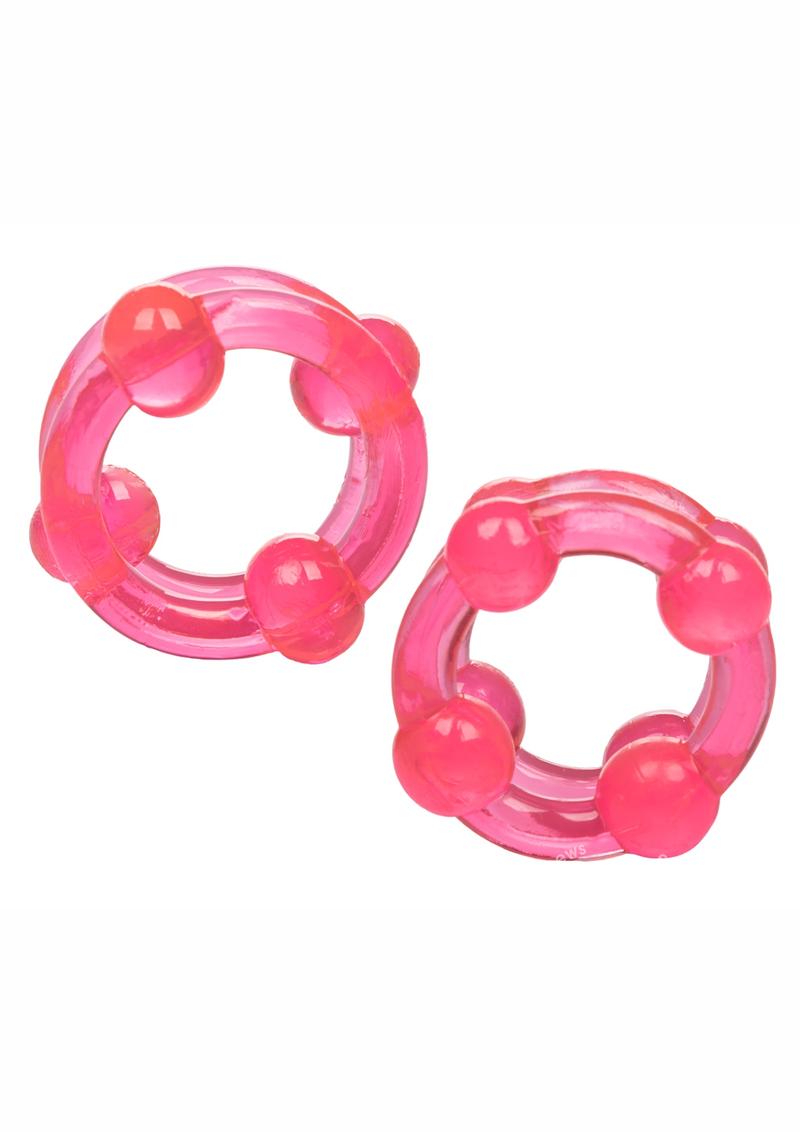 Island Rings Double Stacker Cock Rings (2 piece set)