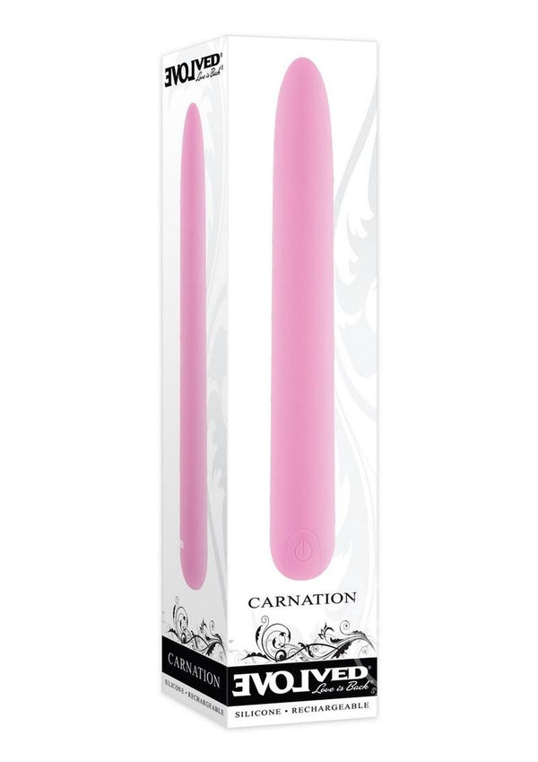 Evolved Carnation Rechargeable Silicone Vibrator