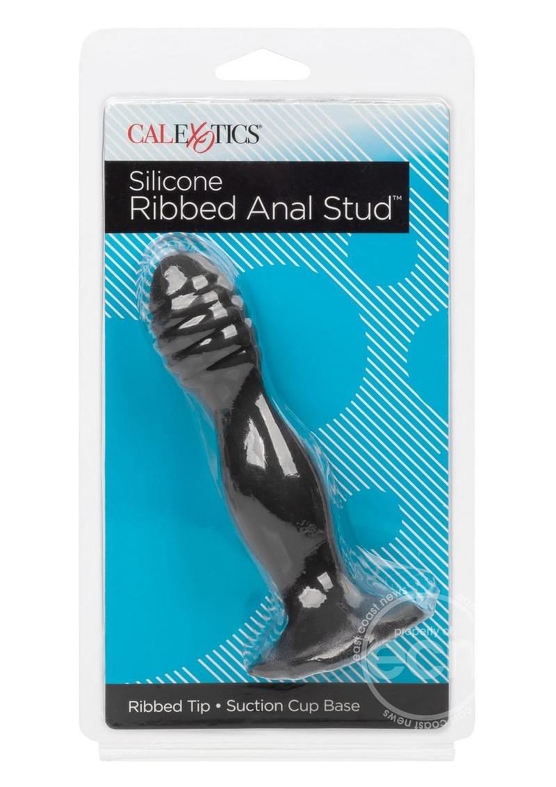 Silicone Ribbed Anal Stud