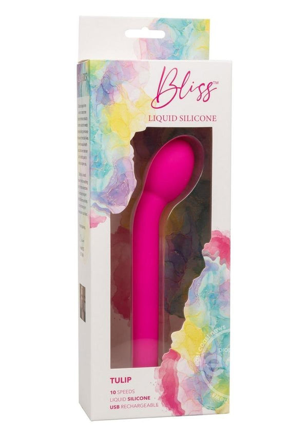 Bliss Liquid Silicone Rechargeable Tulip Vibrator