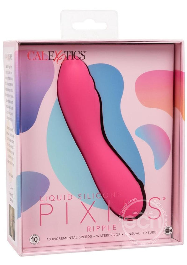 Liquid Silicone Pixies Ripple Rechargeable Vibrator