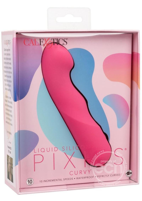 Liquid Silicone Pixies Ripple Rechargeable Vibrator