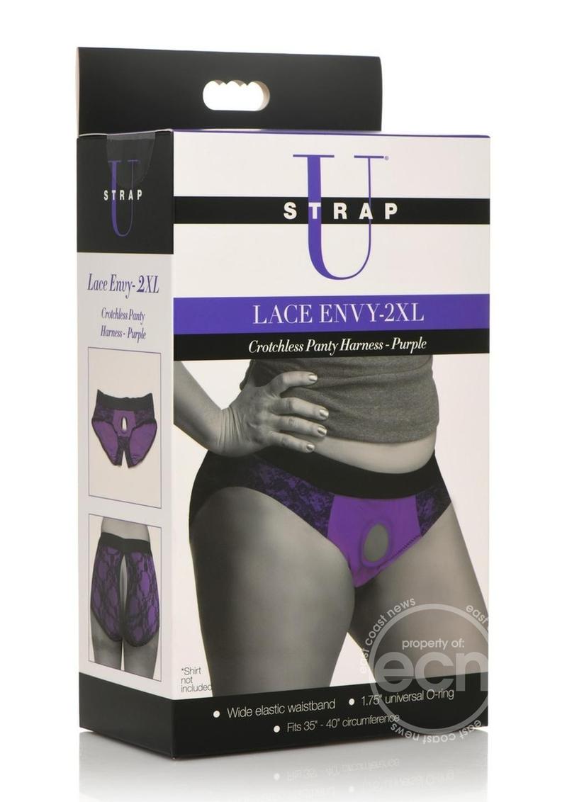 Strap U Lace Envy Crotchless Panty Harness