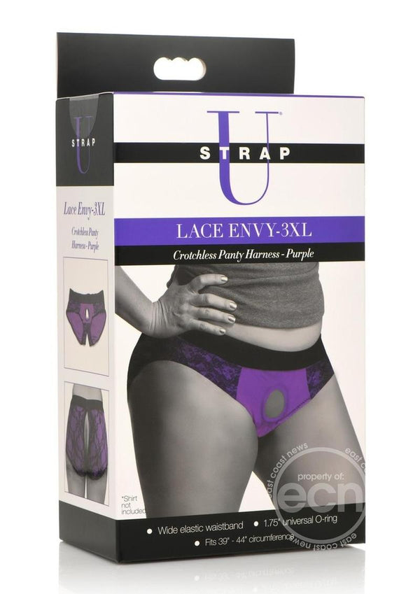 Strap U Lace Envy Crotchless Panty Harness