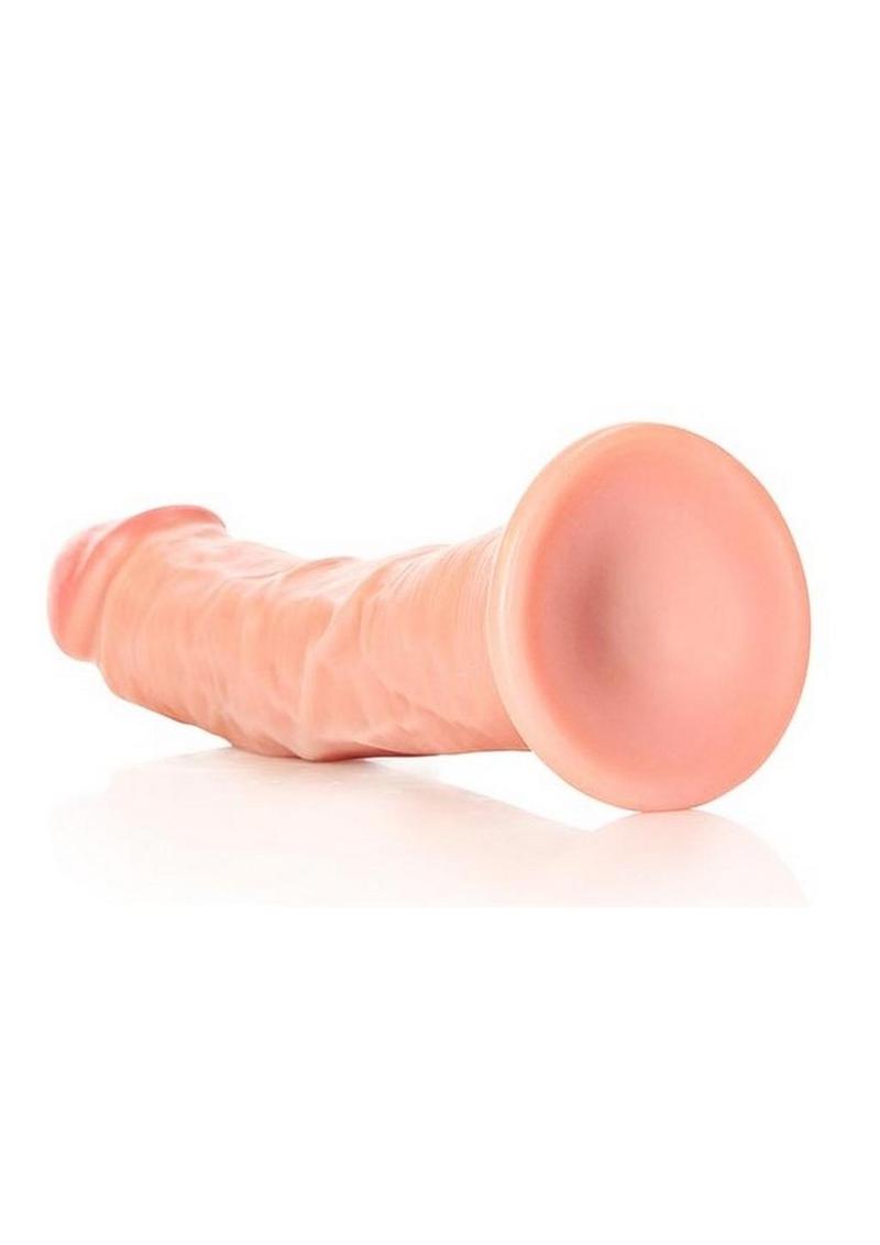 RealRock Curved Realistic Dildo with Suction Cup 8in