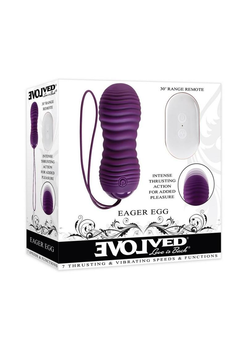 Eager Egg Rechargeable Silicone Egg with Remote Control