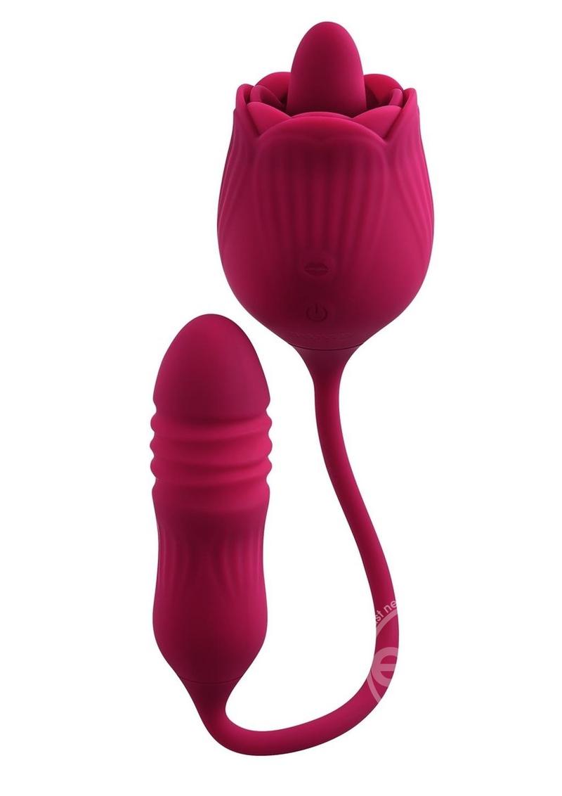 Evolved Wild Rose Rechargeable Silicone Clitoral Stimulator