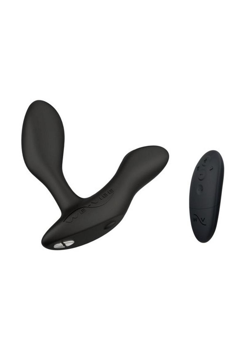 We-Vibe Vector+ Rechargeable Silicone Vibrating Prostate Massager with Remote Control