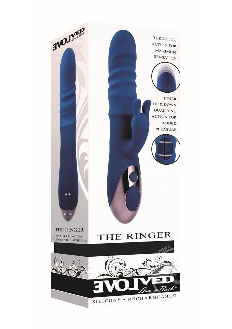 The Ringer Rechargeable Silicone Rabbit Vibrator