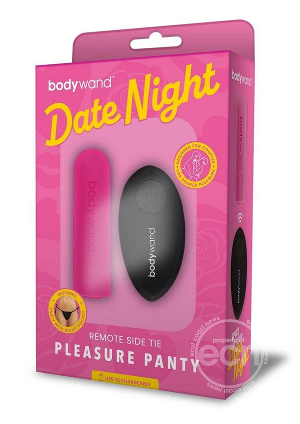 Bodywand Date Night Rechargeable Silicone Egg with Remote Control and Side-Tie Panty