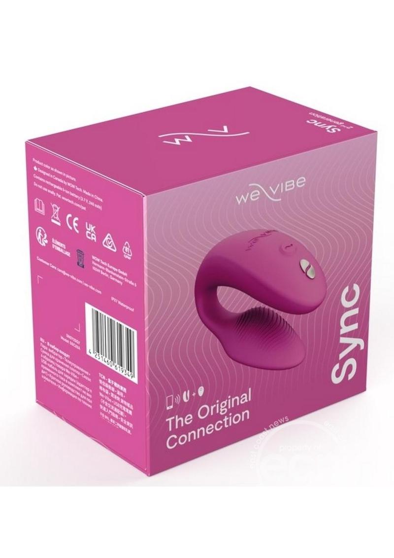 We-Vibe Sync Rechargeable Silicone Couples Vibrator with Remote Control