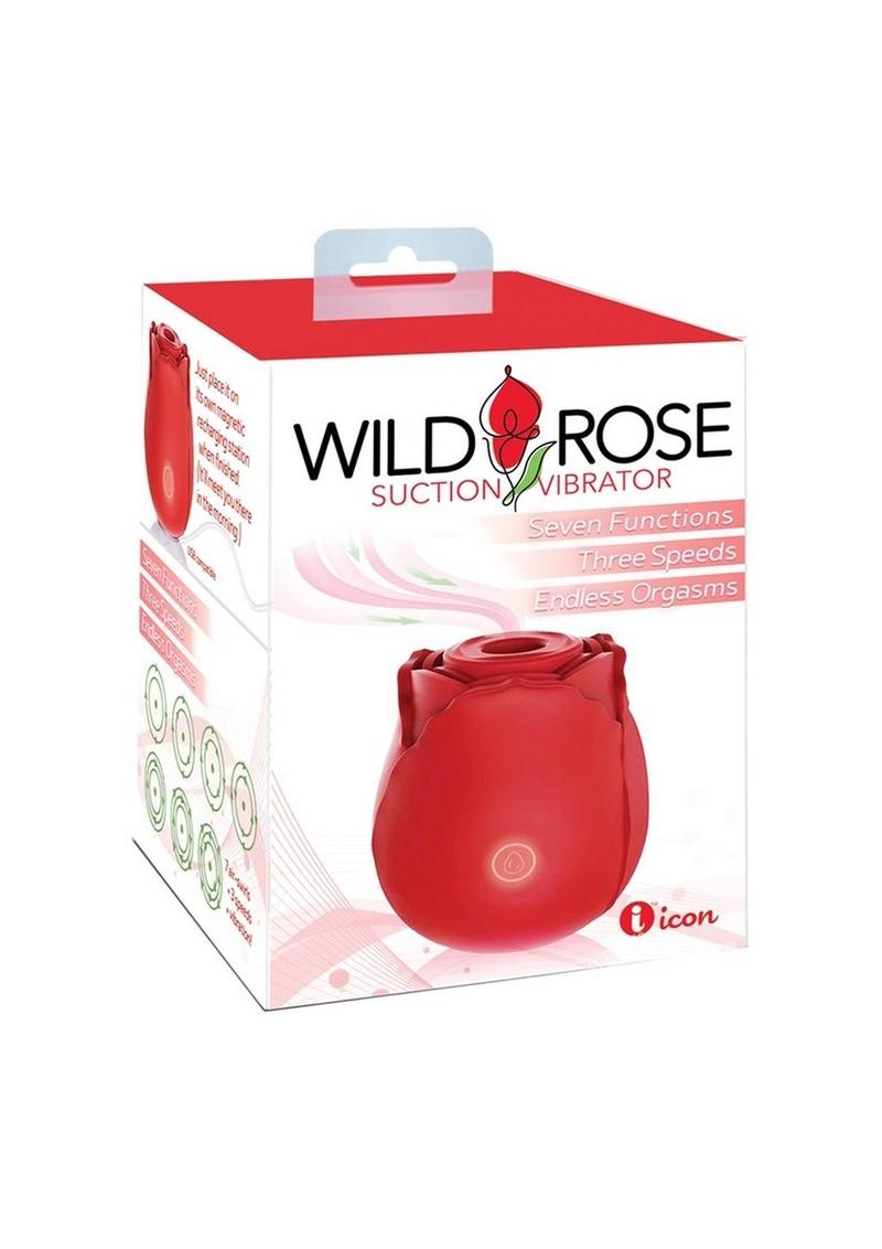 Wild Rose Classic Rechargeable Silicone Clitoral Stimulator with Suction