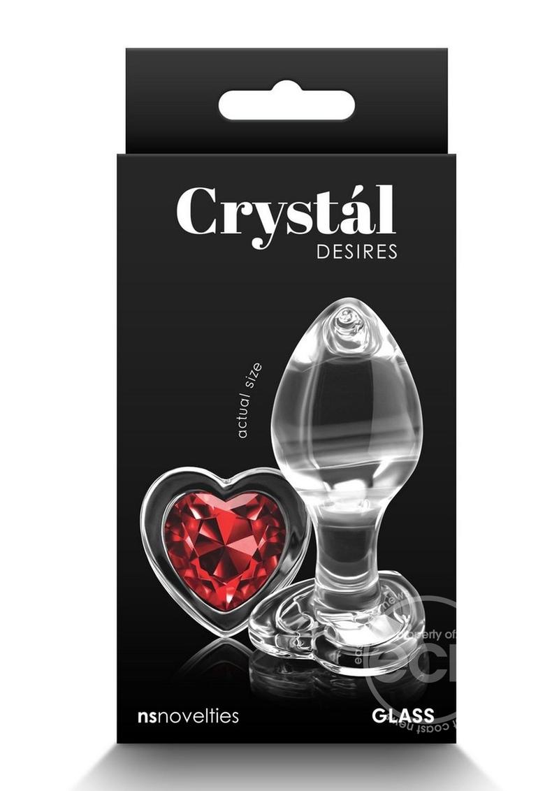 Crystal Desires Glass Anal Plugs