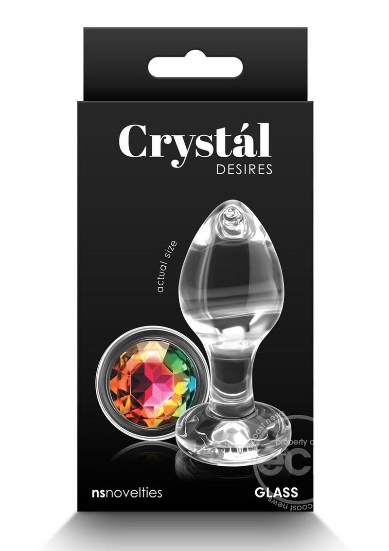 Crystal Desires Glass Anal Plugs