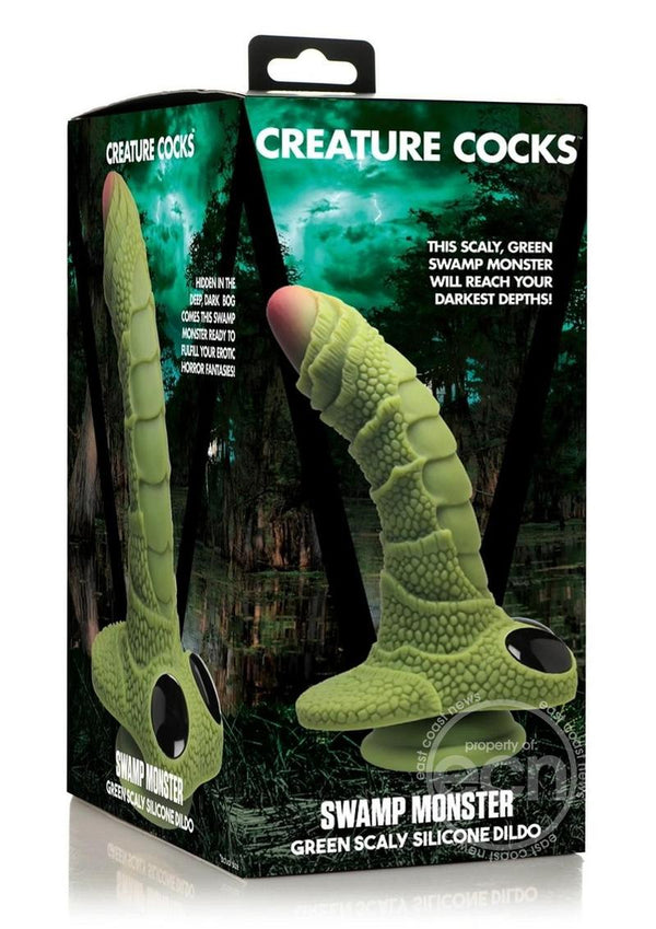 Creature Cocks Swamp Monster Scaly Silicone Dildo