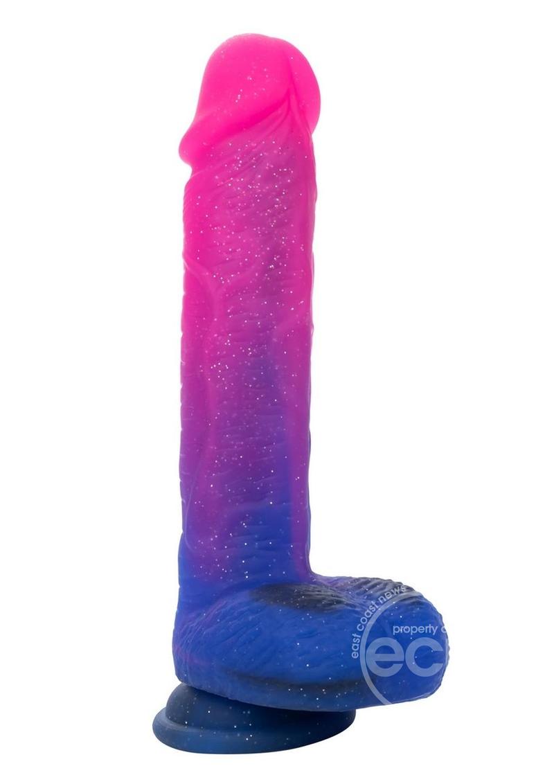 Naughty Bits Ombre Hombre Rechargeable Silicone Vibrating Dildo