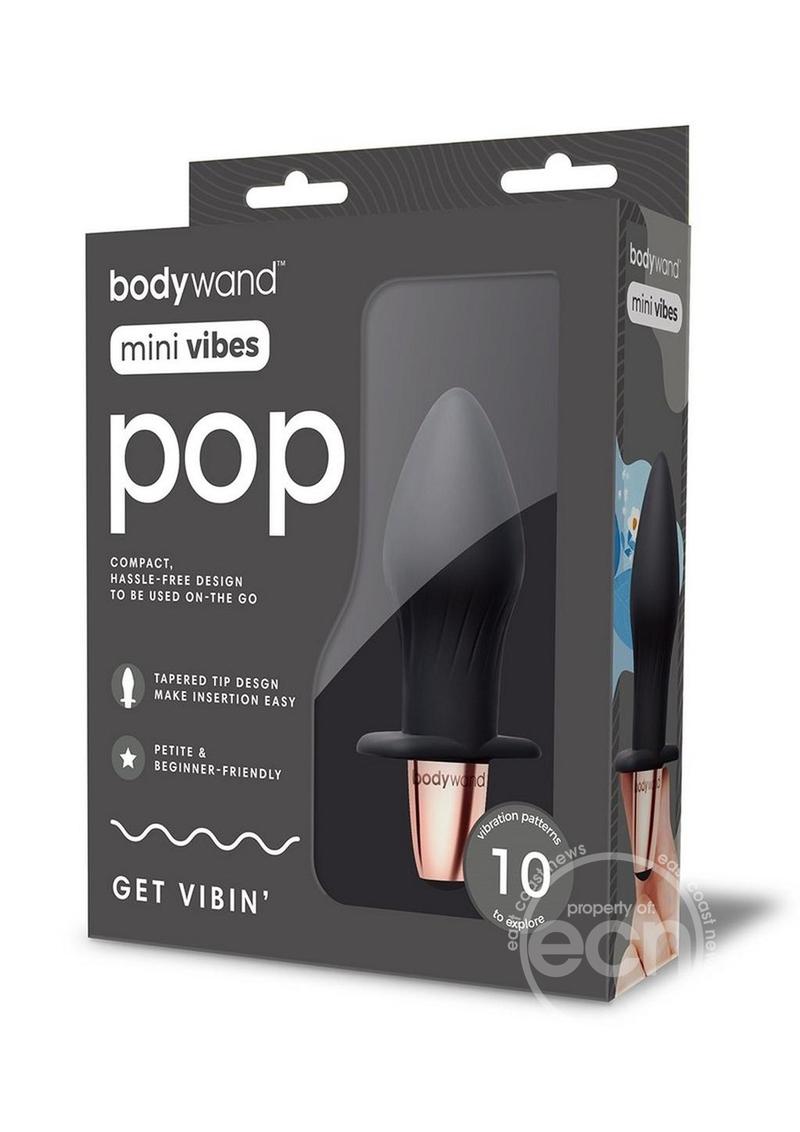 Bodywand Mini Vibes Pop Rechargeable Silicone Clitoral Stimulator