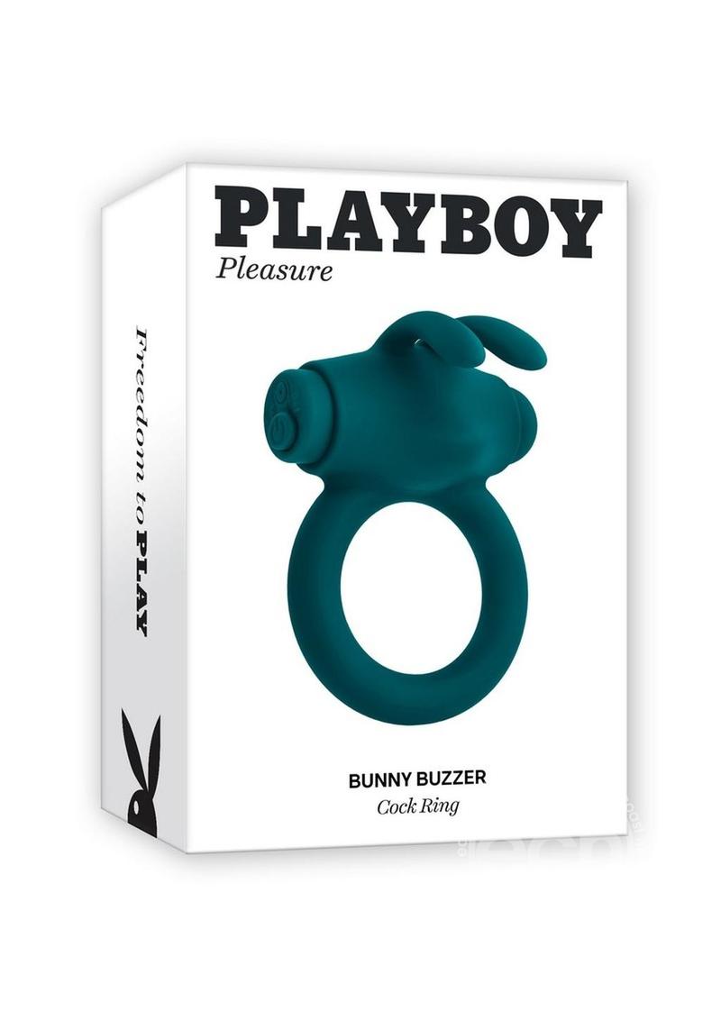 Playboy Bunny Buzzer Rechargeable Silicone Cock Ring