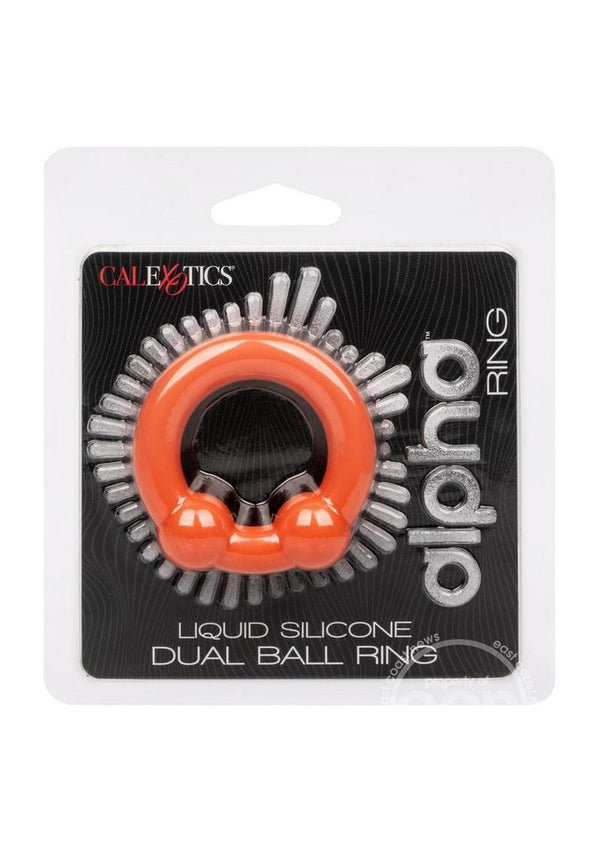 Alpha Liquid Silicone Dual Ball Ring