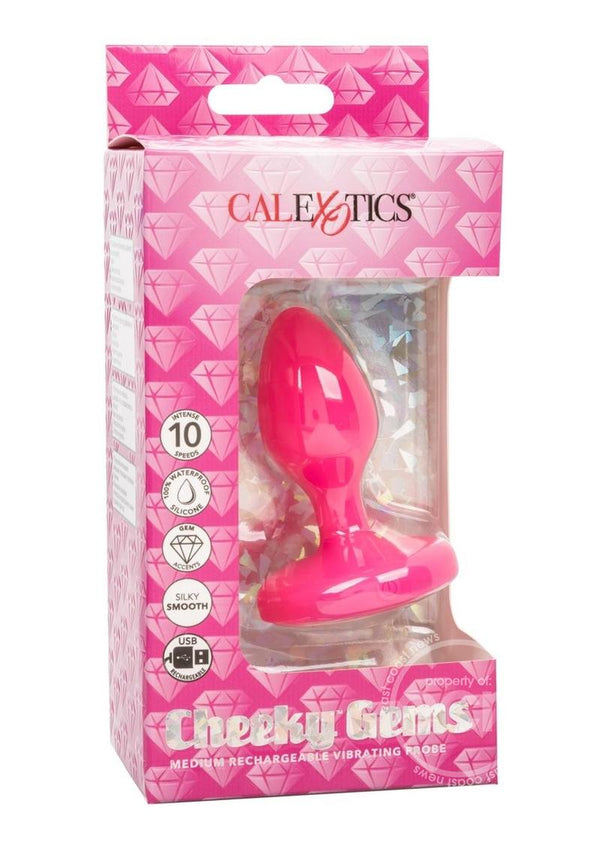 Cheeky Gems Rechargeable Silicone Vibrating Probe