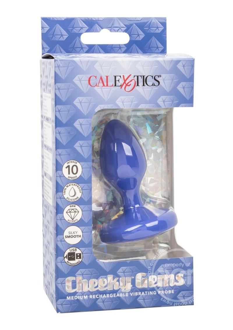 Cheeky Gems Rechargeable Silicone Vibrating Probe