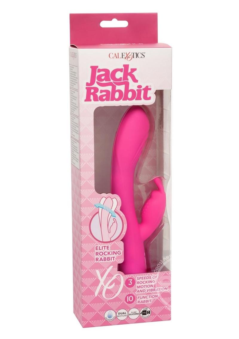 Jack Rabbit Elite Rocking Rabbit Silicone Rechargeable Vibrator