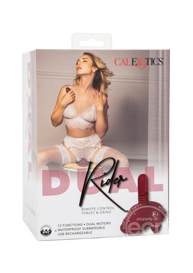 CalExotics Dual Rider Rechargeable Silicone Remote Control Thrust & Grind Massager