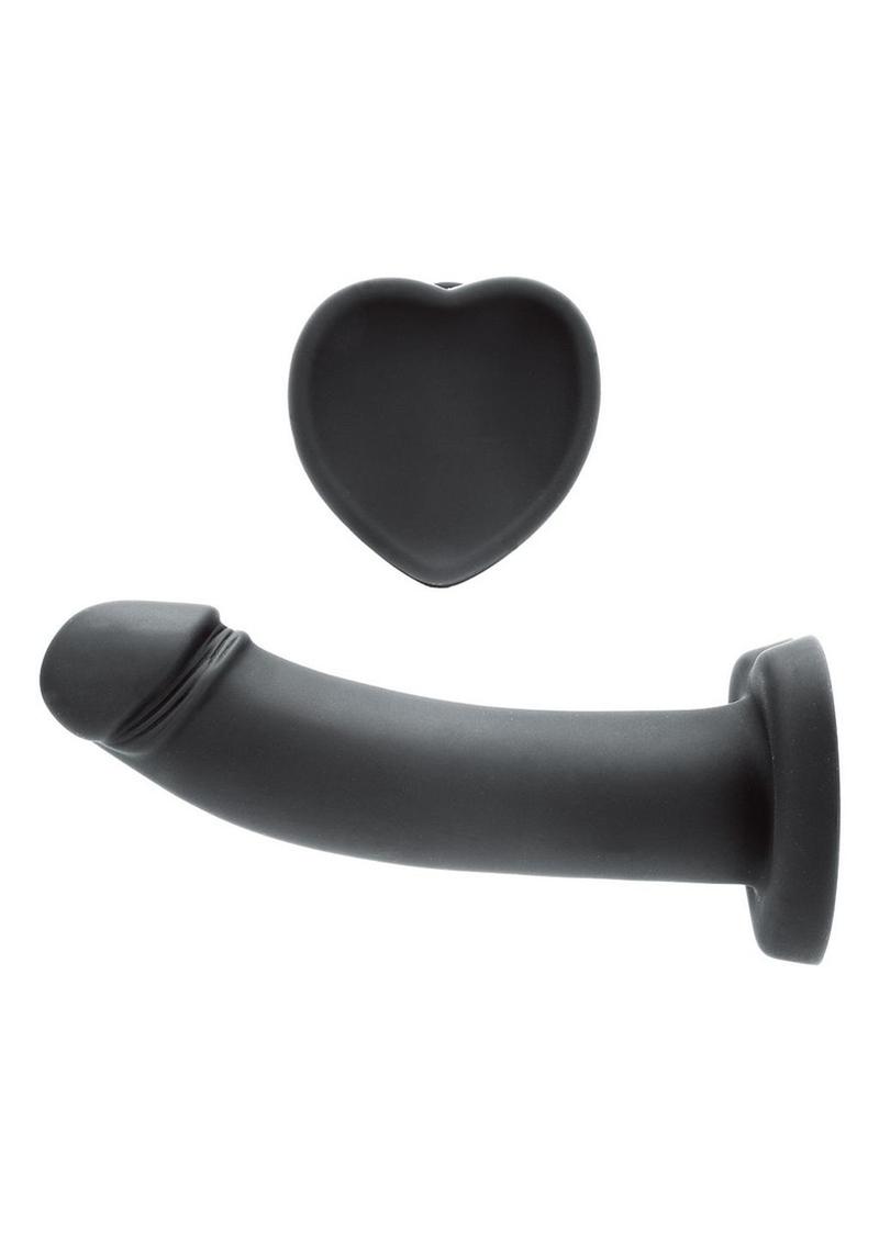 Whipsmart Heartbreaker Silicone Dildo Heart Base 7in