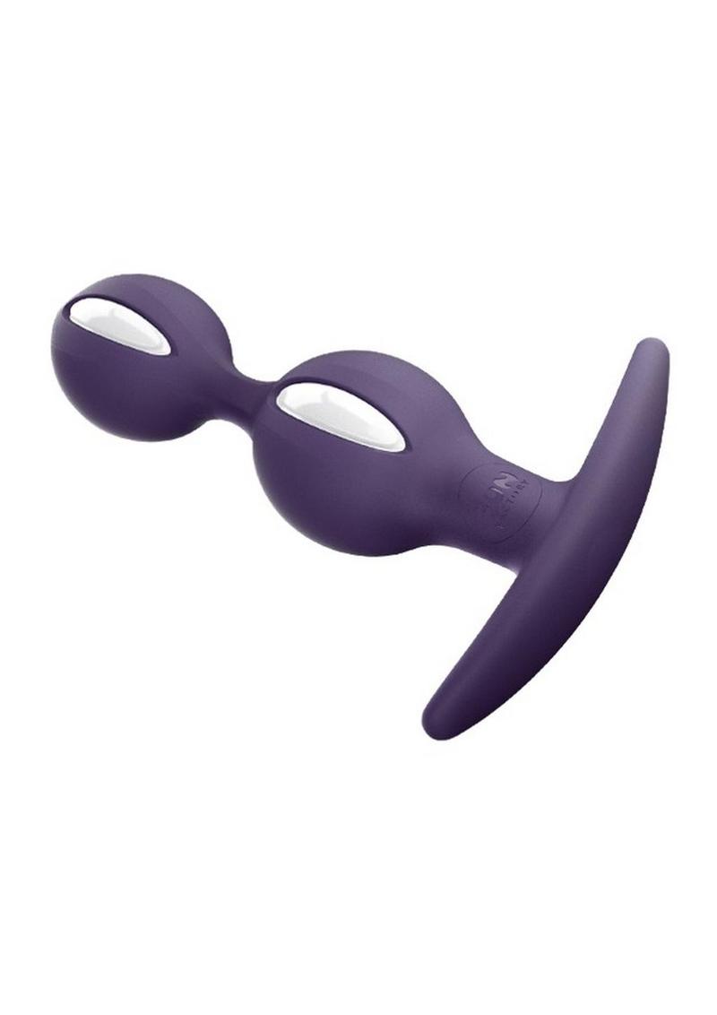 B Ball Duo Silicone Weighted Butt Plug