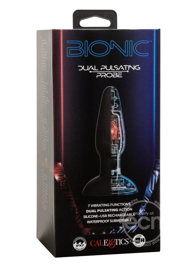 Bionic Dual Pulsating Probe Rechargeable Silicone Anal Stimulator