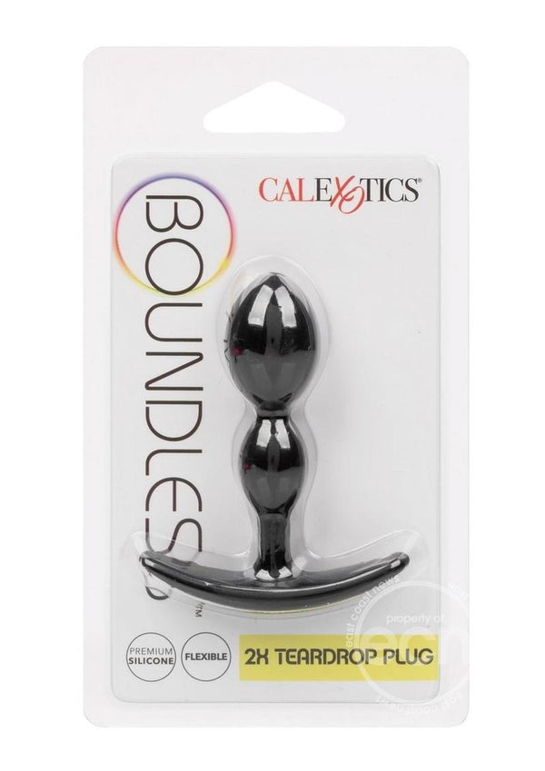 Boundless 2X Teardrop Silicone Anal Plug