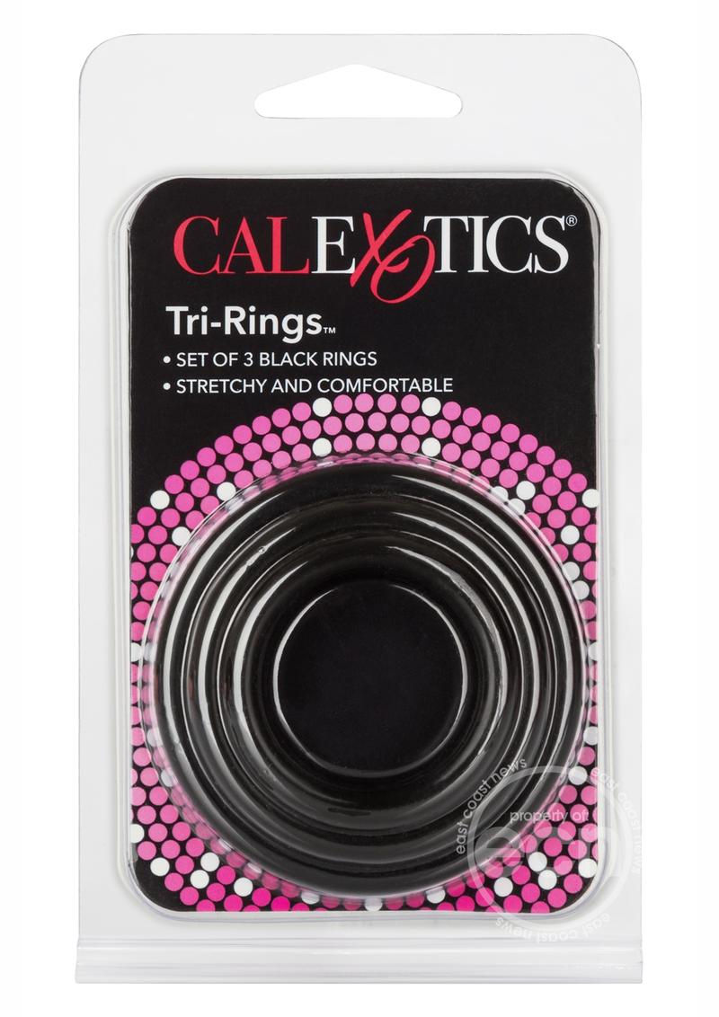 CalExotics Black Rubber Cock Rings