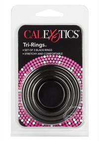 Tri Rings Cock Ring Set (3 Piece Set)