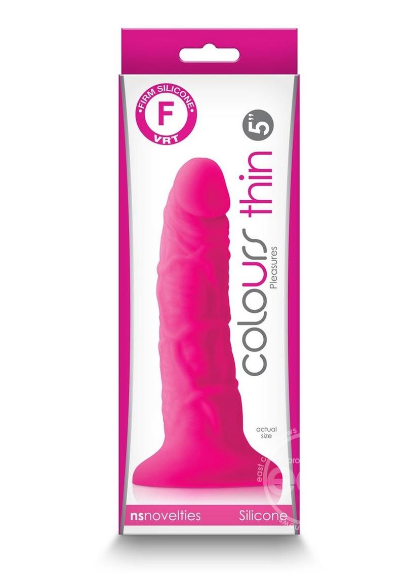 Colours Pleasures Silicone Thin Dildo 5in