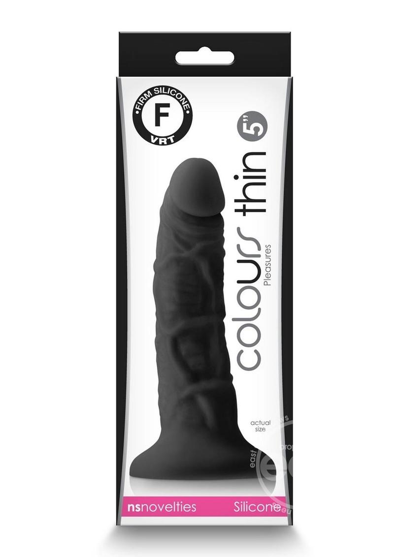 Colours Pleasures Silicone Thin Dildo 5in