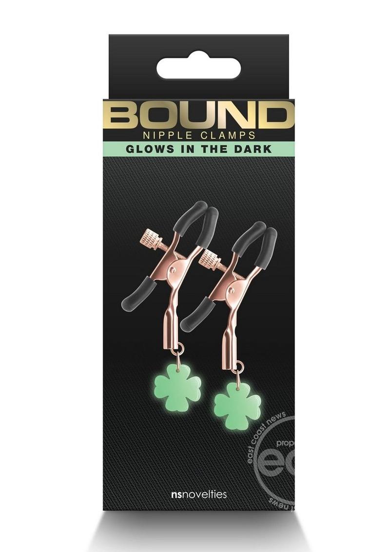 Bound Nipple Clamps G4 Iron Glow in the Dark