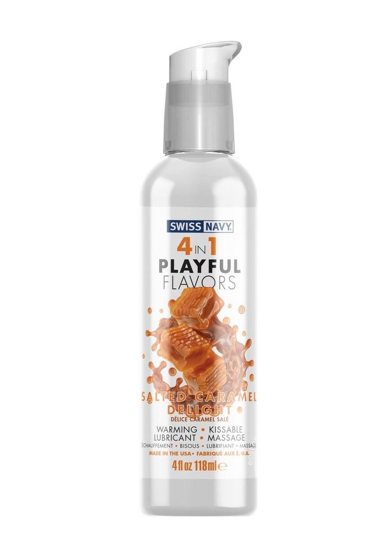 Swiss Navy 4 in 1 Flavored Lubricant 4oz